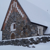 Pyhän Olavin kirkko talvella