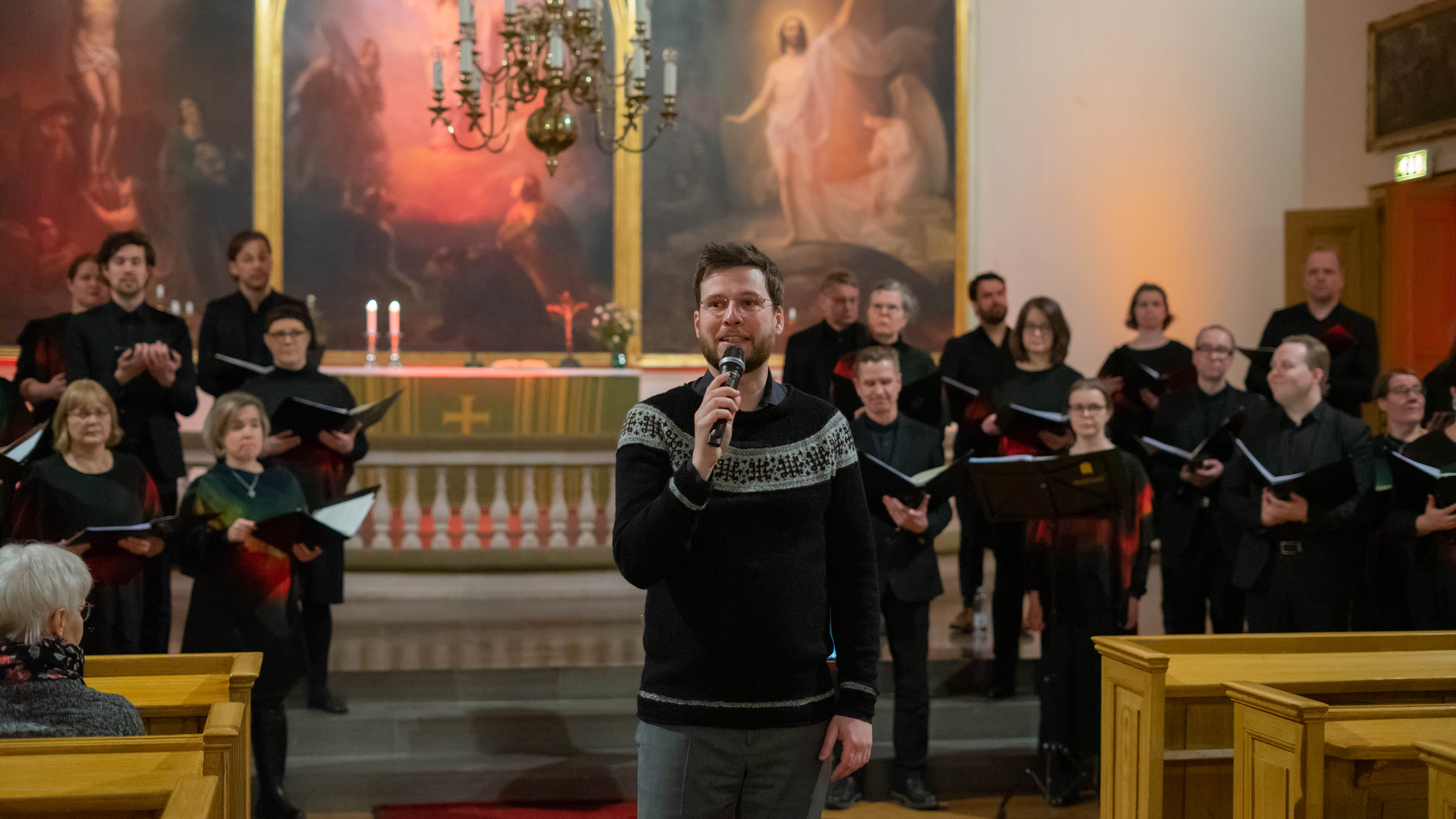 CCF kuoron johtaja Markus Yli-Jokipii