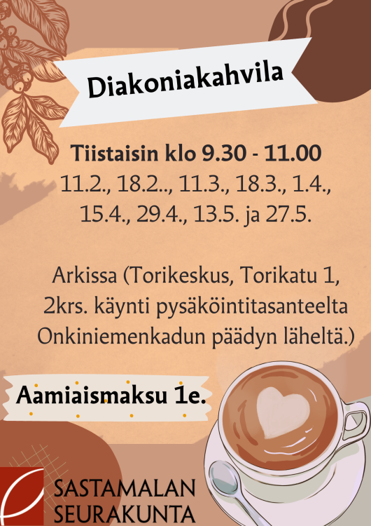 Diakoniakahvila Mainos