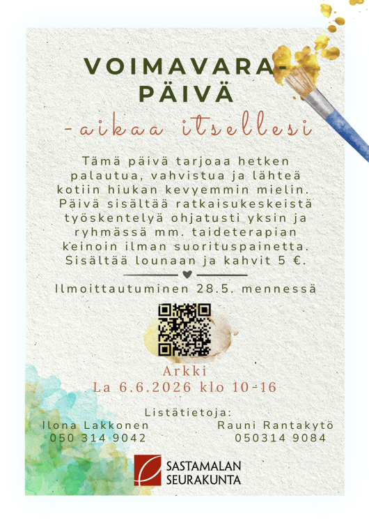 Voimavara päivä Arkissa 6.6.